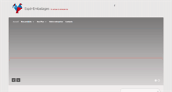 Desktop Screenshot of espe-emballages.com