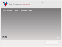 Tablet Screenshot of espe-emballages.com